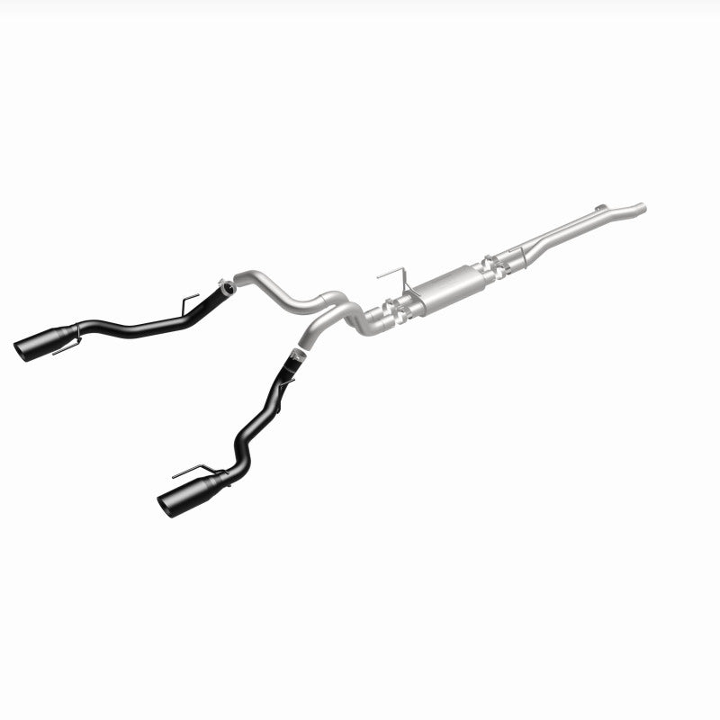 MagnaFlow SYS Cat-Back 2017 Ford F-150 Raptor 3.5L Dual Black Coated 3in Tips