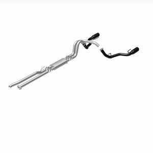 MagnaFlow SYS Cat-Back 2017 Ford F-150 Raptor 3.5L Dual Black Coated 3in Tips