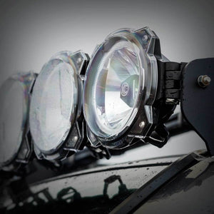 KC HiLiTES 6in. Light Shield for Gravity Pro6 LED Lights (Single) - Clear