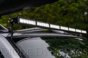 Diode Dynamics 42 In LED Light Bar Single Row Straight Clear Combo Each Stage Series