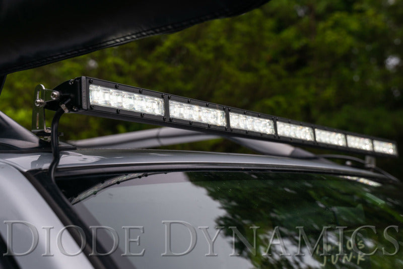 Diode Dynamics 42 In LED Light Bar Single Row Straight Clear Combo Each Stage Series