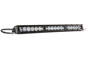 Diode Dynamics 18 In LED Light Bar Single Row Straight Clear Combo Each Stage Series