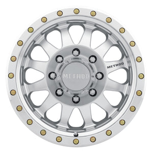 Method MR304 Double Standard 20x10 -18mm Offset 8x180 130.81mm CB Machined/Clear Coat Wheel
