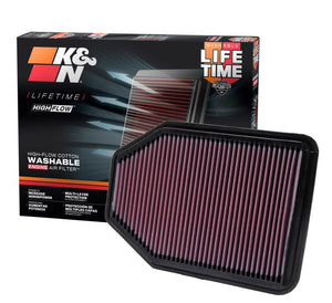 K&N 07-10 Jeep Wrangler 3.8L V6 Drop In Air Filter
