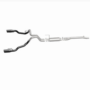 MagnaFlow SYS Cat-Back 2017 Ford F-150 Raptor 3.5L Dual Black Coated 3in Tips