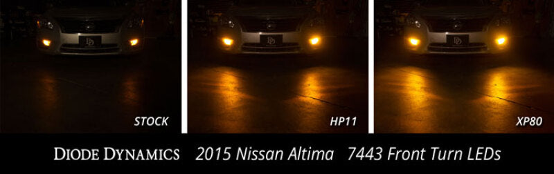 Diode Dynamics 7443 LED Bulb XP80 LED - Amber (Pair)