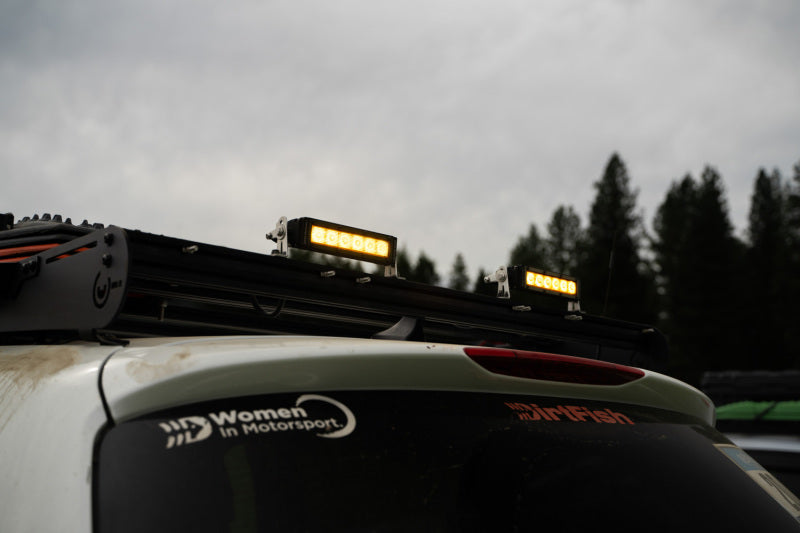 Diode Dynamics 6 In LED Light Bar Single Row Straight SS6 - Amber Driving Light Bar (Pair)